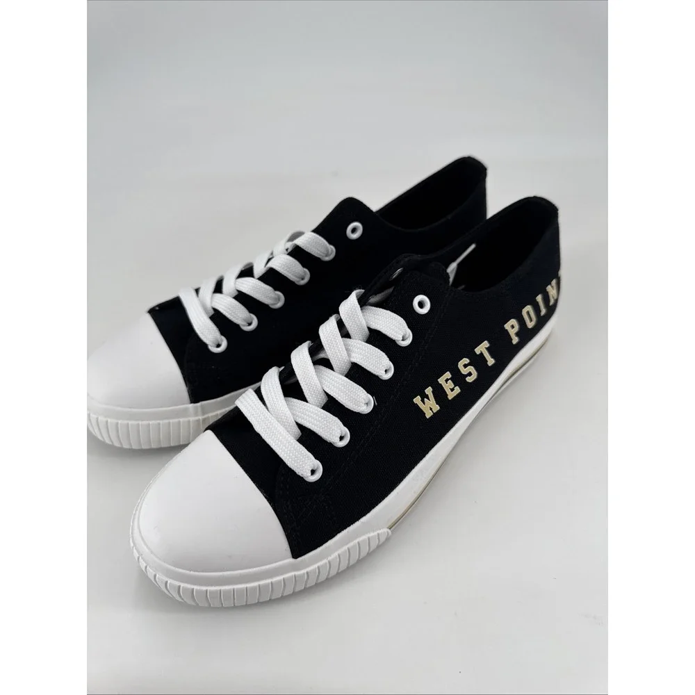 FOCO NCAA‎ Men's Low Top Canvas Army West Point Black Knights Size 9 Black